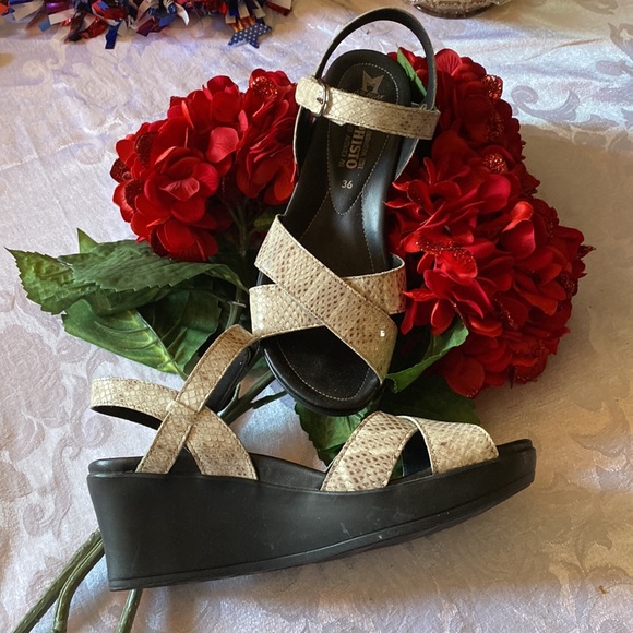 Mephisto Air Reflex Samdals. Size 36 Genuine Leather - Picture 2 of 7